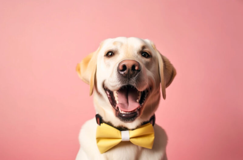 gratisography bow tie dog stock photo 800x525