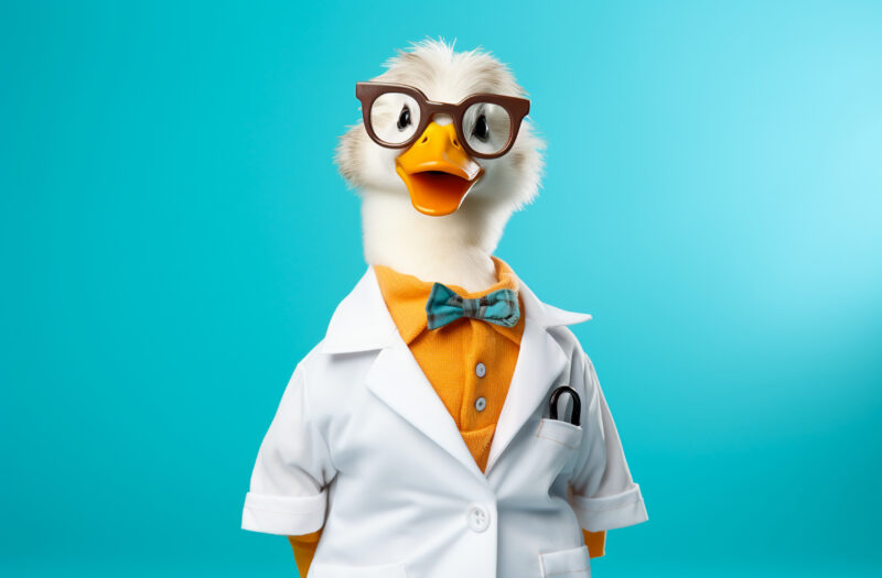 gratisography duck doctor free stock photo 800x525