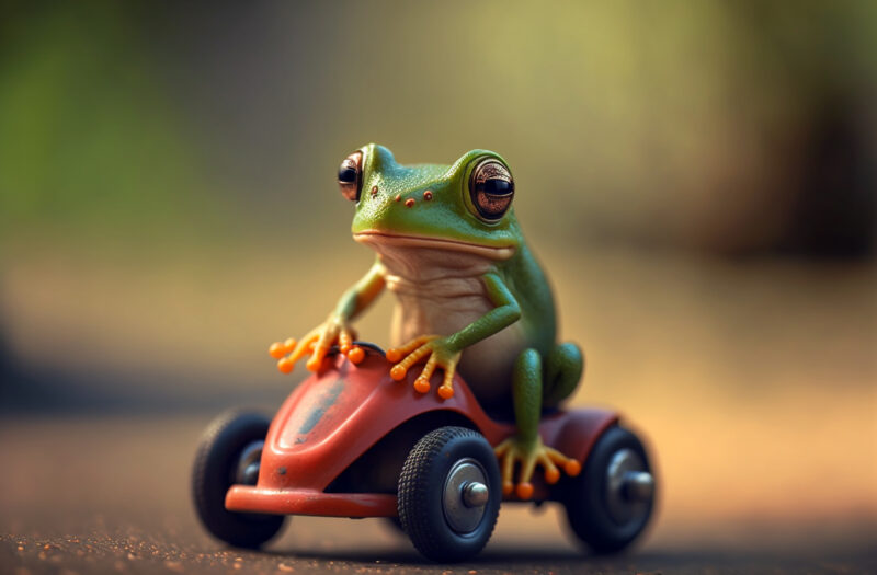 gratisography frog racer free stock photo 800x525