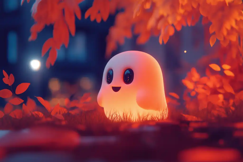 cutest ghost ever free image