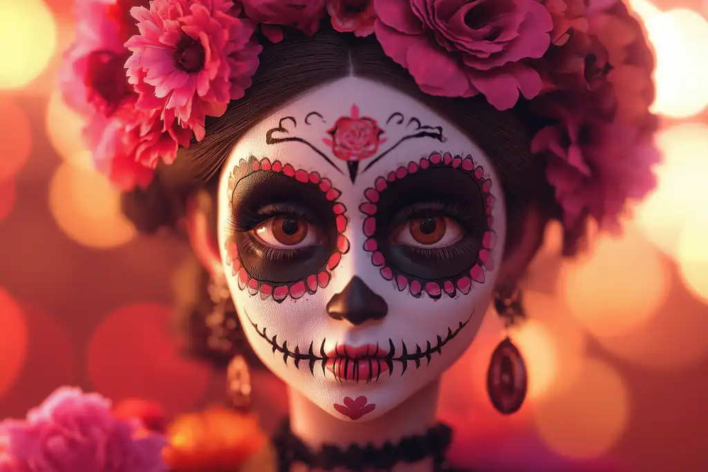 dia de los muertos cartoon character free image