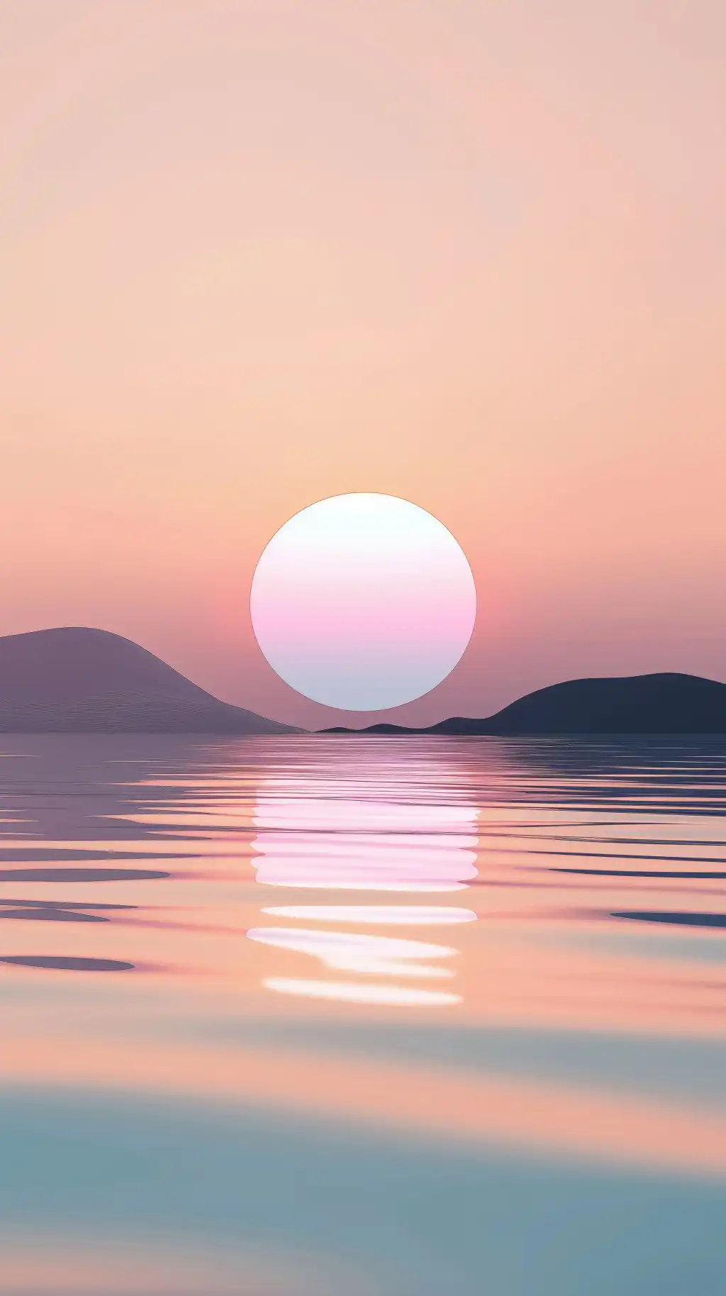 minimal another planet sunset wallpaper free image