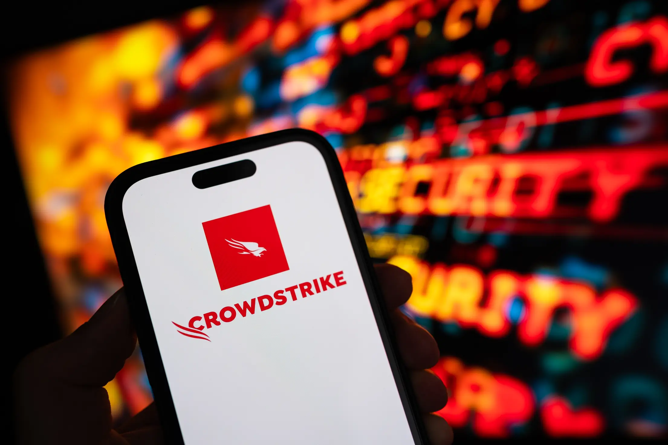 crowdstrike company logo free photo