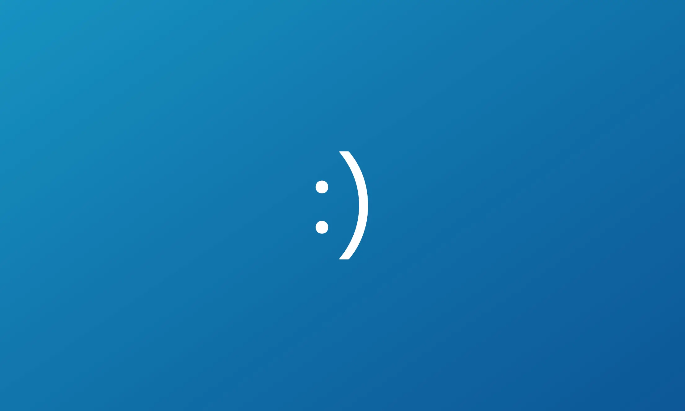 microsoft bsod happy smiley free photo