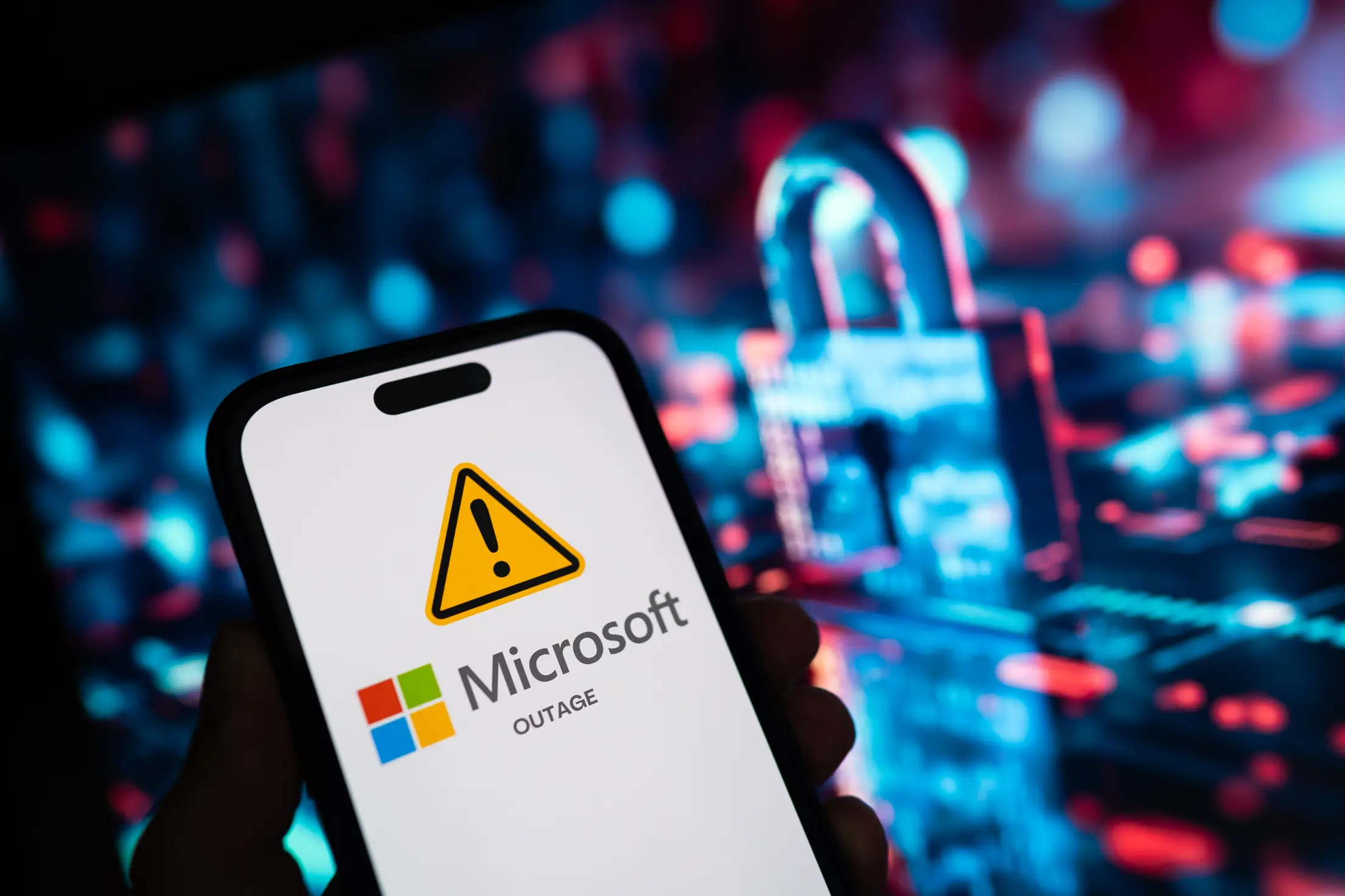 microsoft outage worldwide cyber security free photo