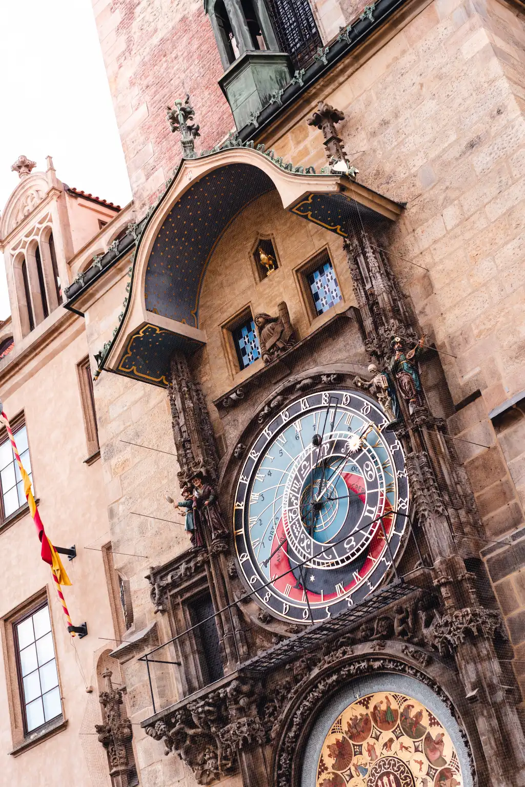 the prague astronomical clock on the old town square czechia free photo