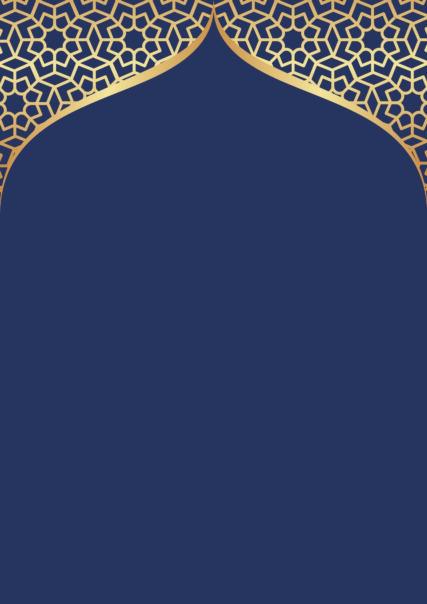 Golden Art with Dark Blue Background (4)