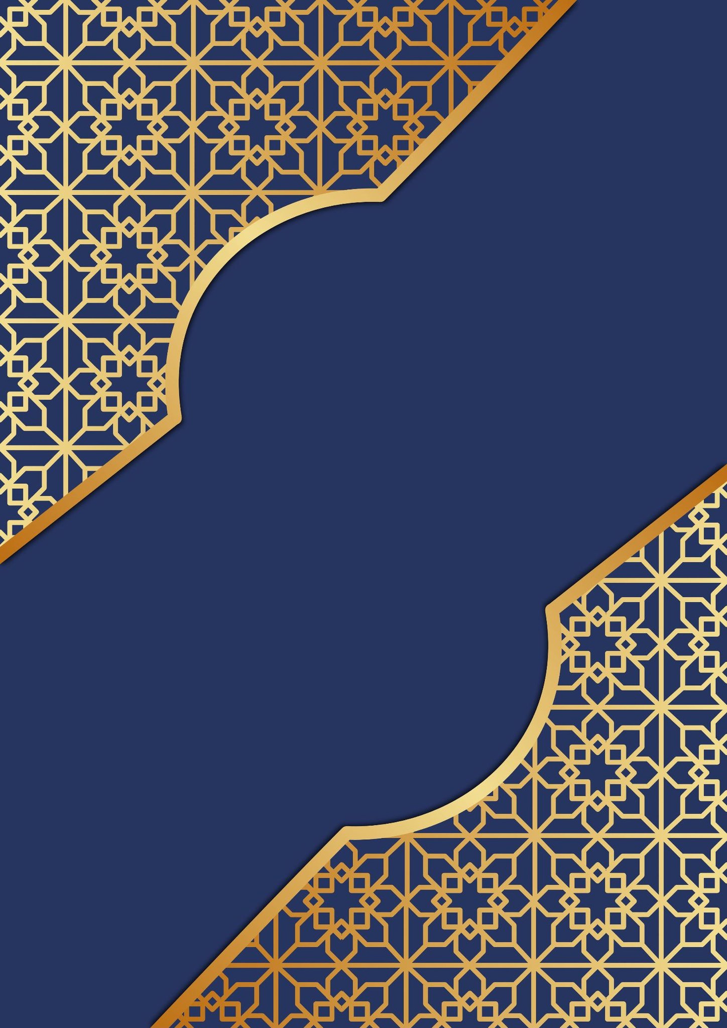 Golden Art with Dark Blue Background (11)