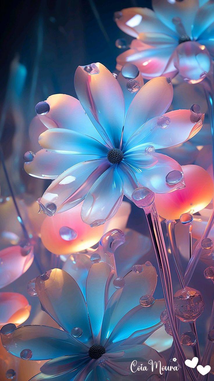 Beautiful Soft flowers Portrait Mobile Wallpaper HD (7)