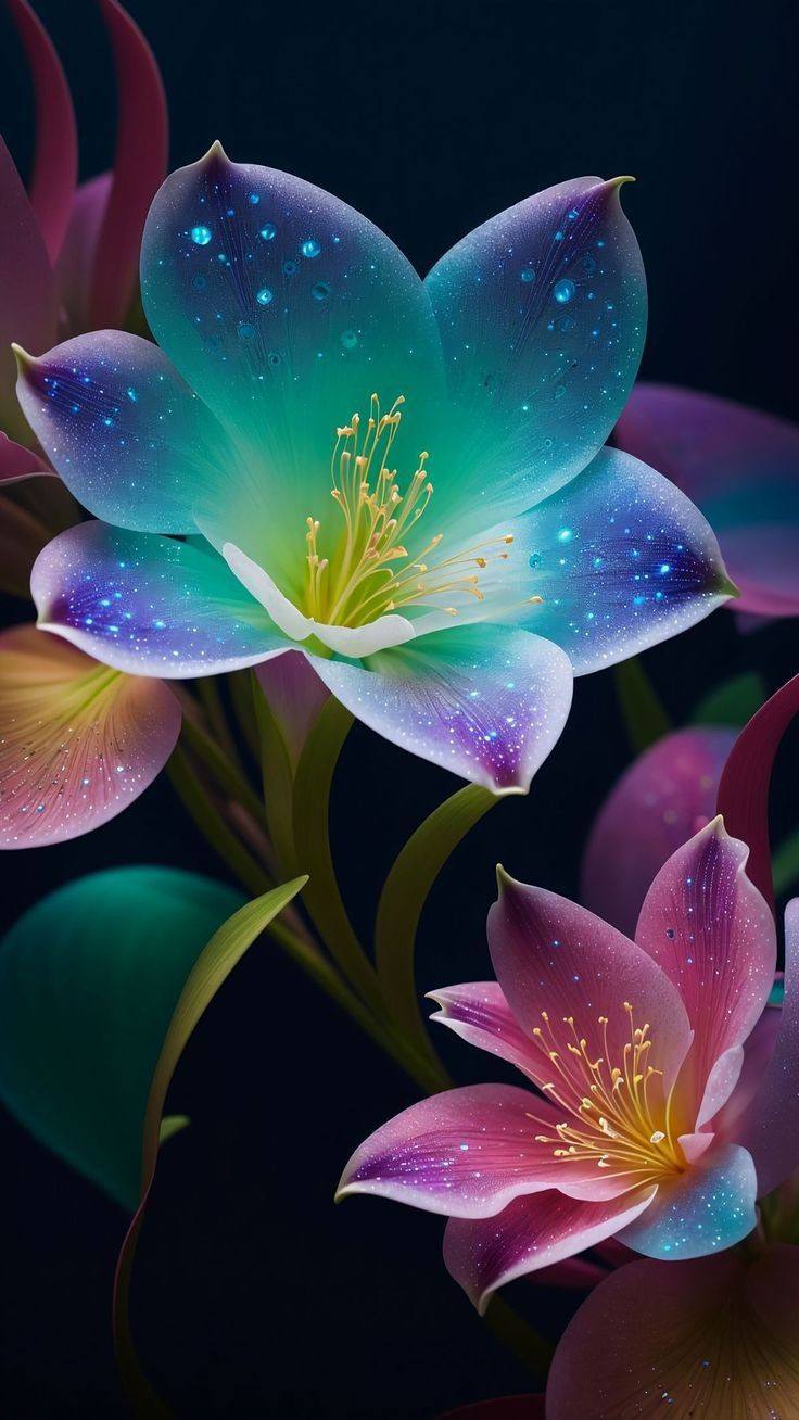 Beautiful Soft flowers Portrait Mobile Wallpaper HD (16)