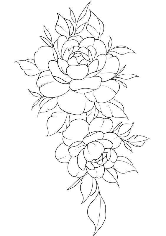 Hand Scrach Flower Drawign Picture (29)