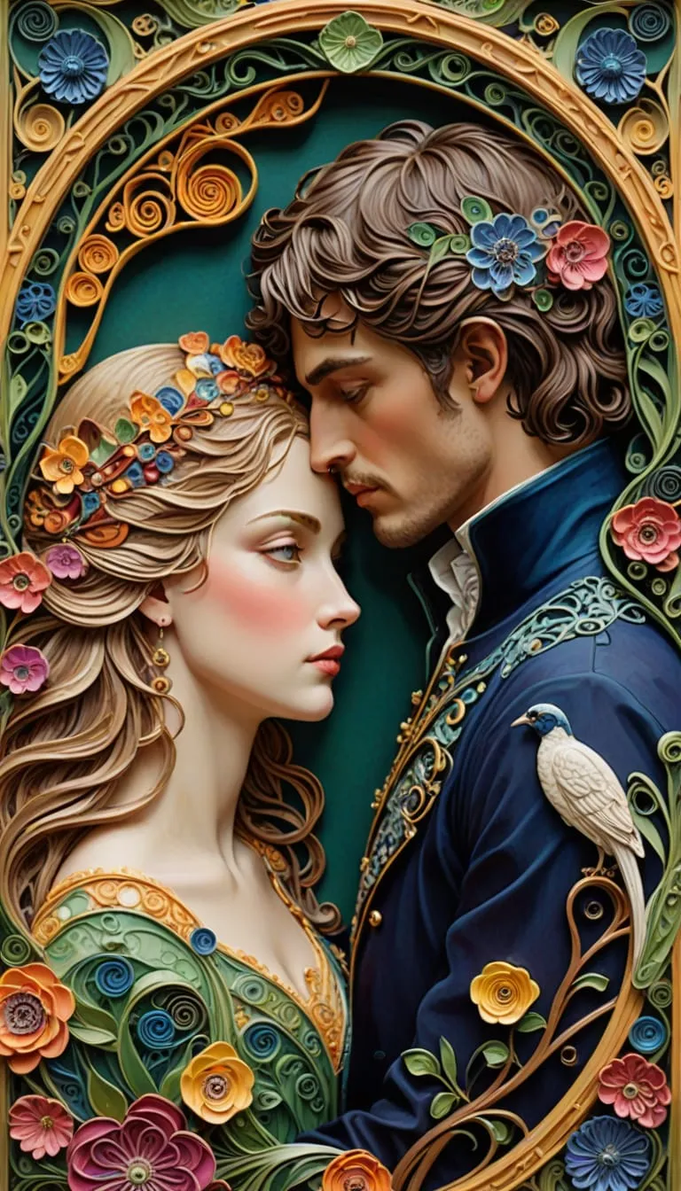 romeo and juliet josephine wall contrasting colors cool colors deep color green and magenta yellow a