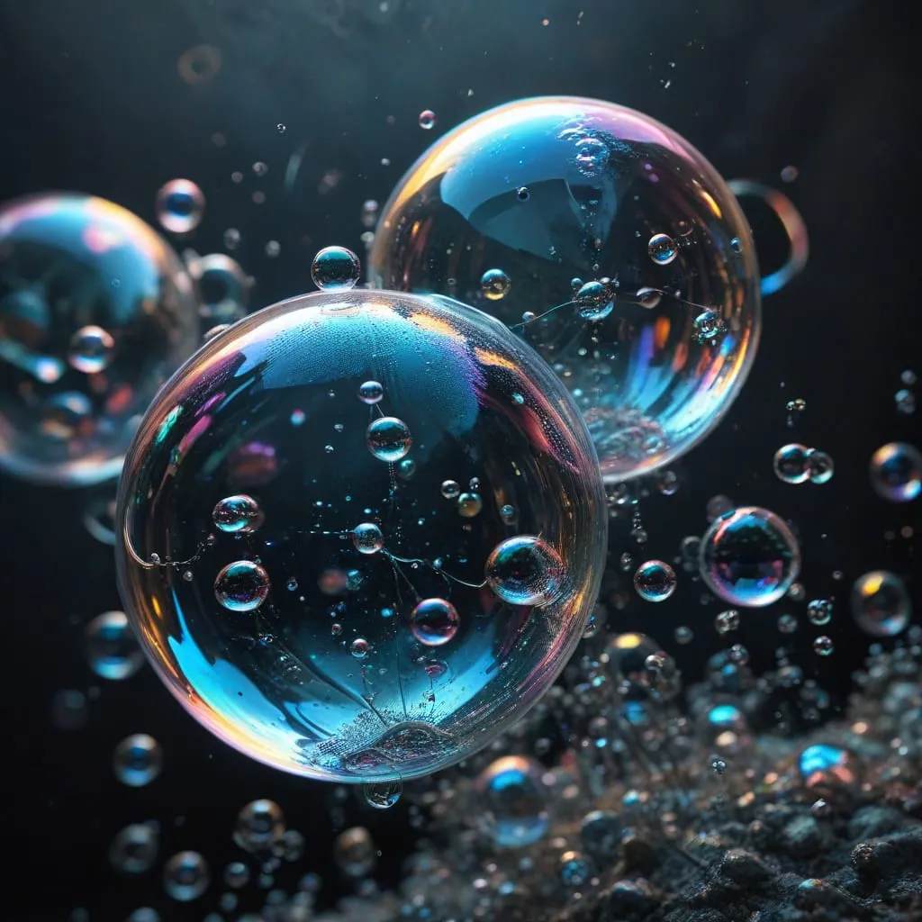 soap bubbles