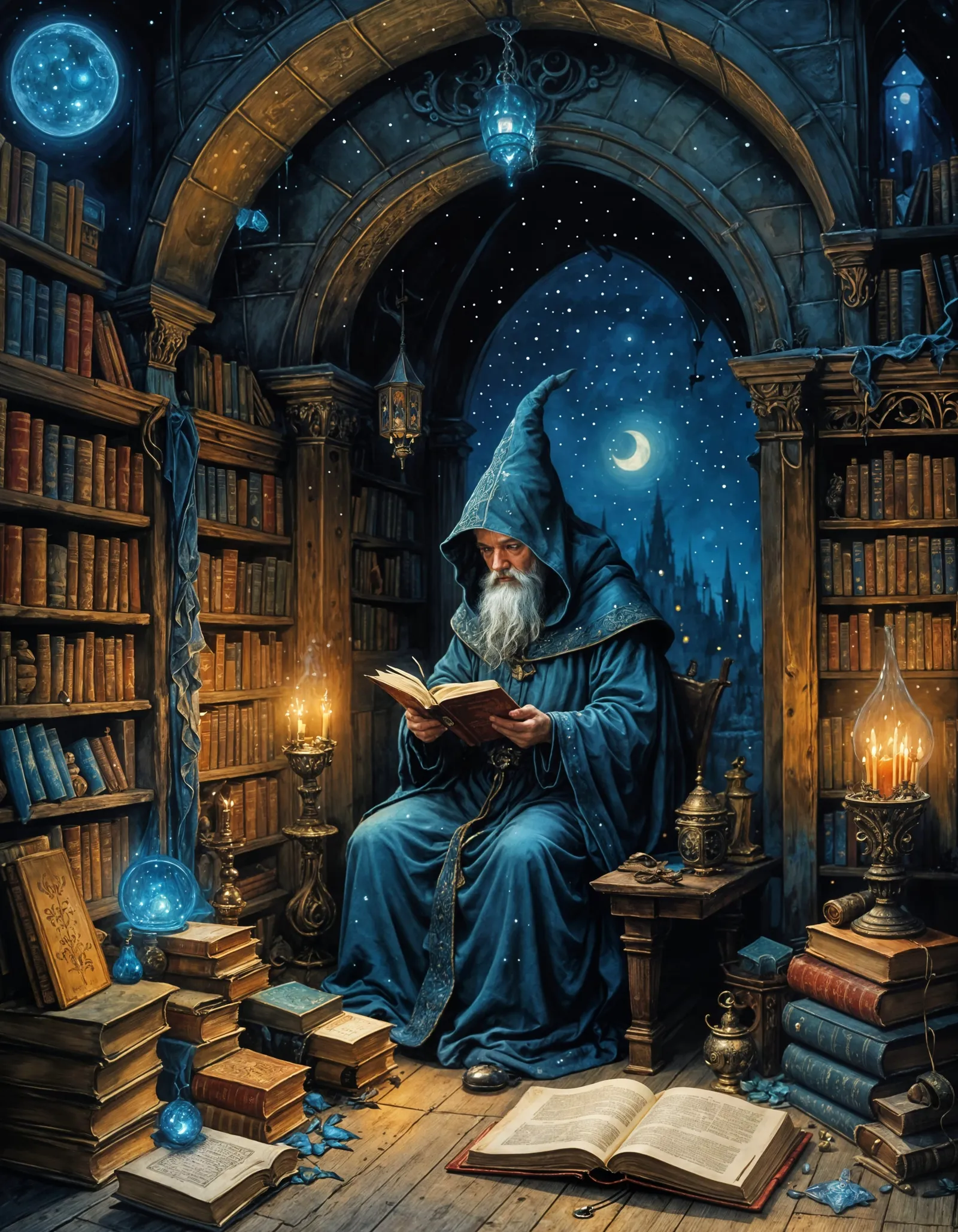 the wizards library