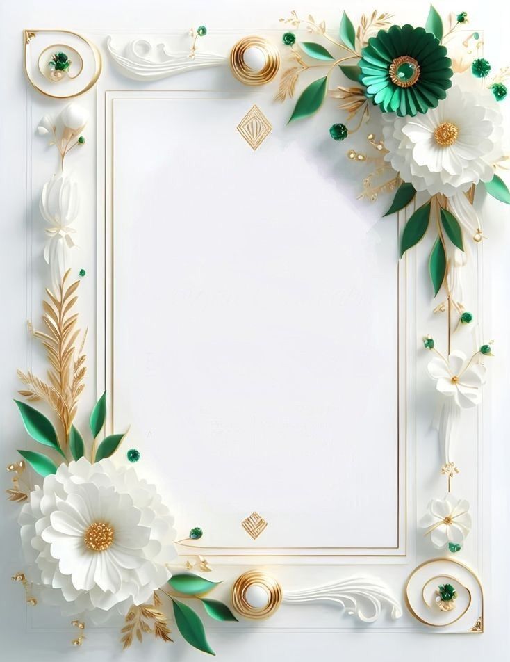 Wedding letter for Invitation frame white