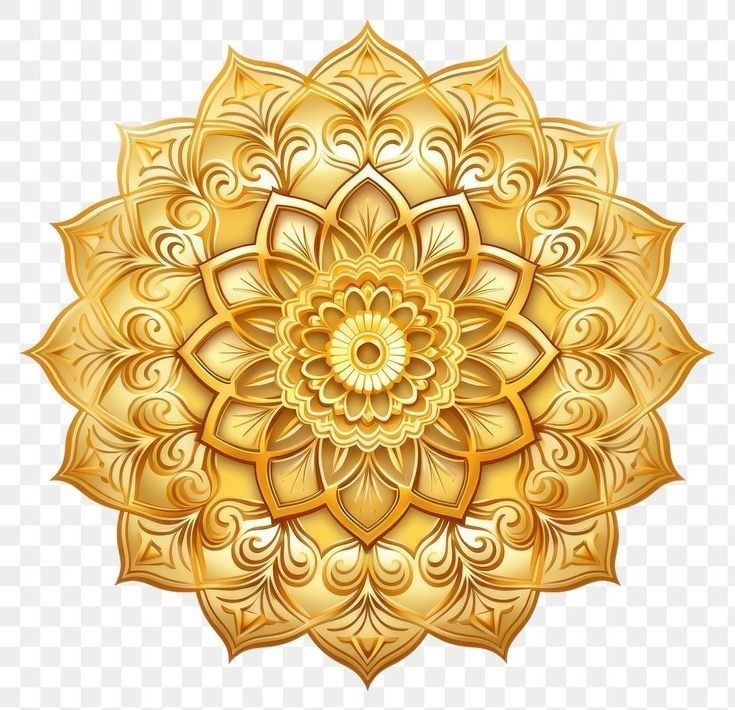 Golden Mandala Design