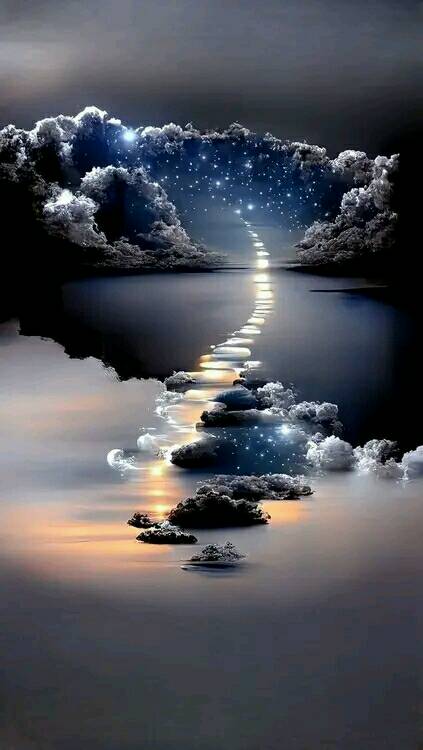 Attractive Moon and sunset (4)