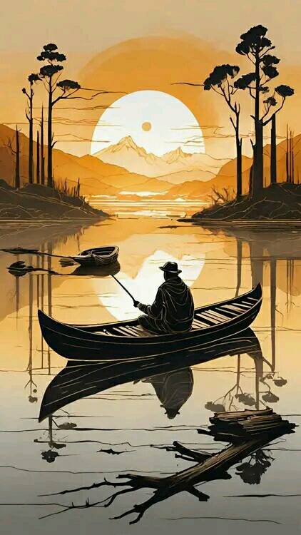 Attractive Moon and sunset (18)