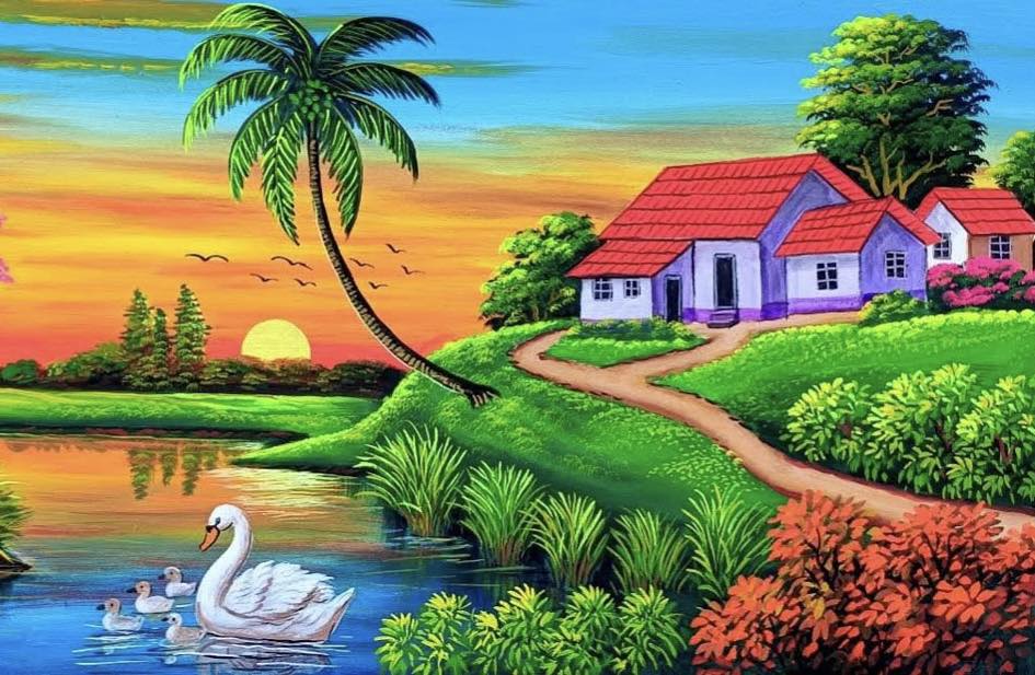 Beautiful nature drawings (9)