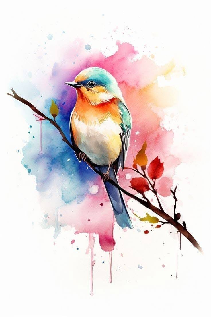 Bird Drawing Illustration (2)