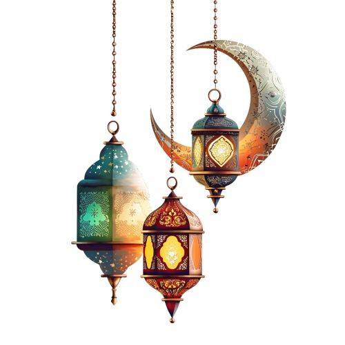 Hanging Lamp islami graphics elements (12)