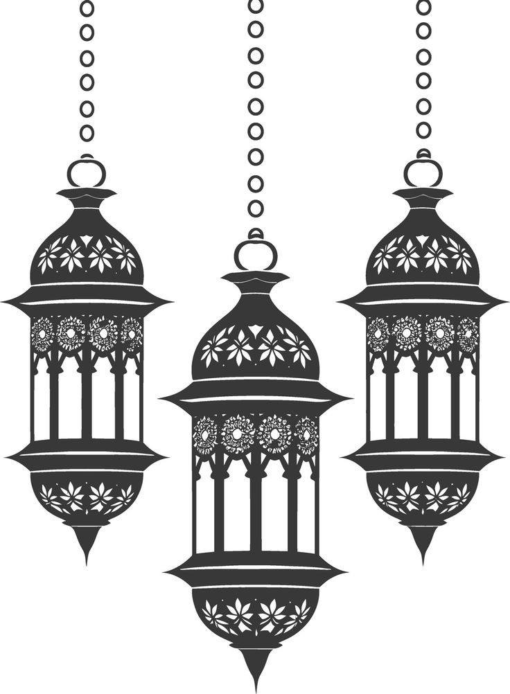 Hanging Lamp islami graphics elements (16)