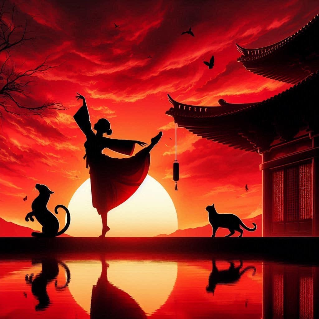 Red Color Evening Happyness Art Collection (11)