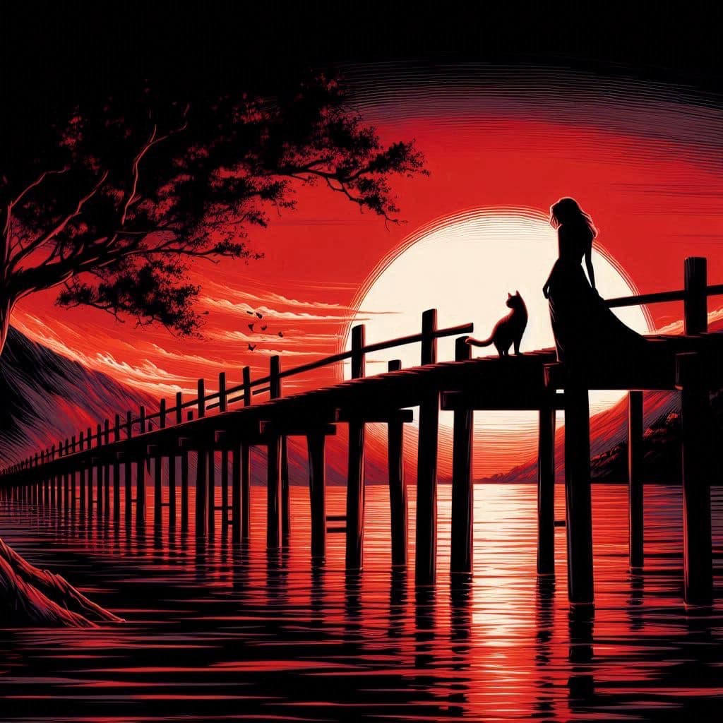 Red Color Evening Happyness Art Collection (23)