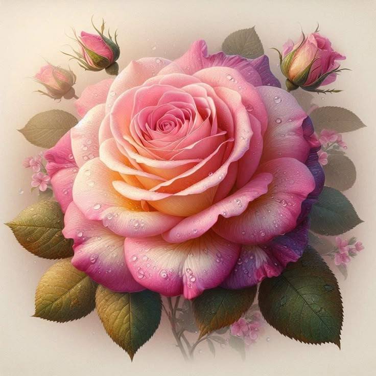 Rose Flower Art (3)