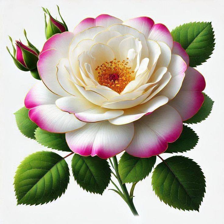 Rose Flower Art (6)