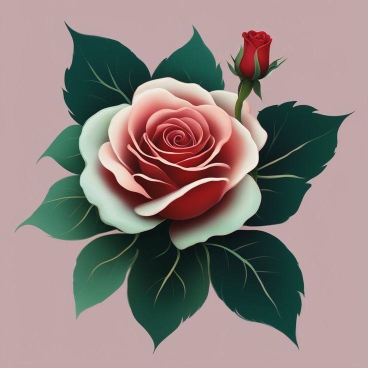 Rose Flower Art (9)