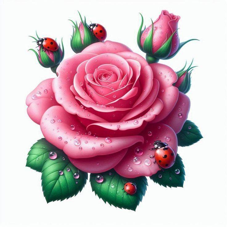 Rose Flower Art (11)