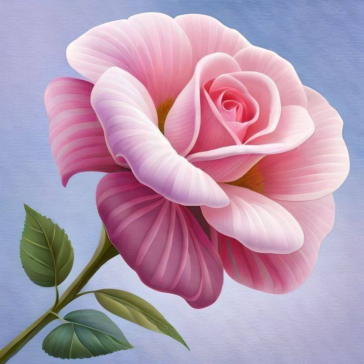 Rose Flower Art (12)