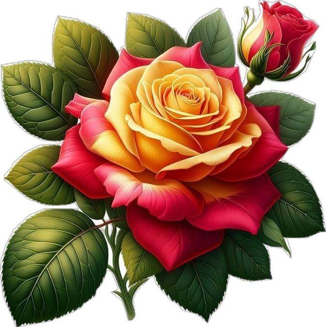 Rose Flower Art (18)