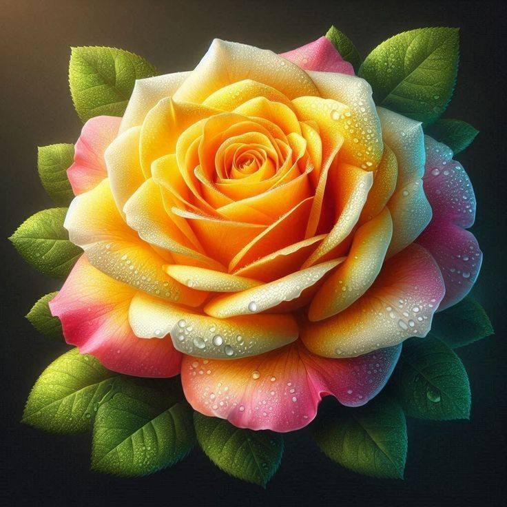 Rose Flower Art (24)