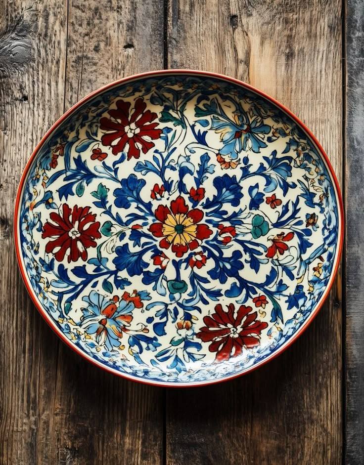 Turkish ceramics plates & Material Art (6)