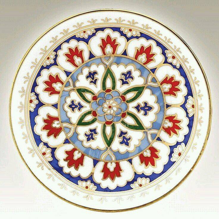 Turkish ceramics plates & Material Art (7)