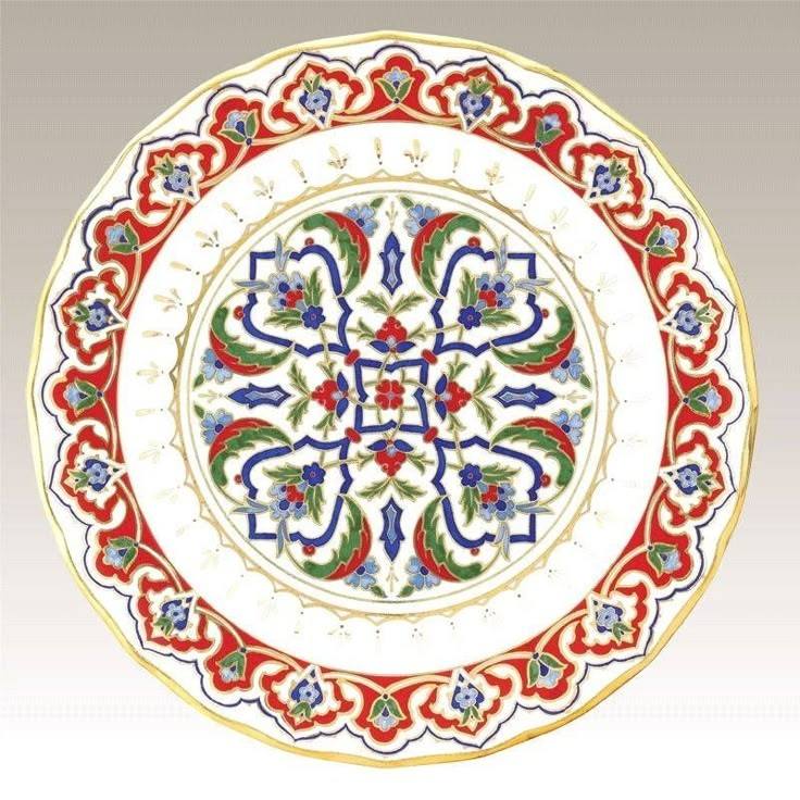 Turkish ceramics plates & Material Art (11)