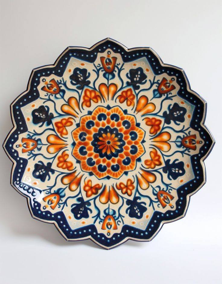 Turkish ceramics plates & Material Art (12)