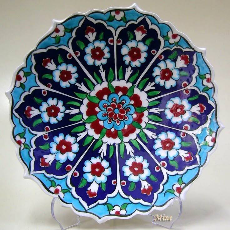 Turkish ceramics plates & Material Art (17)