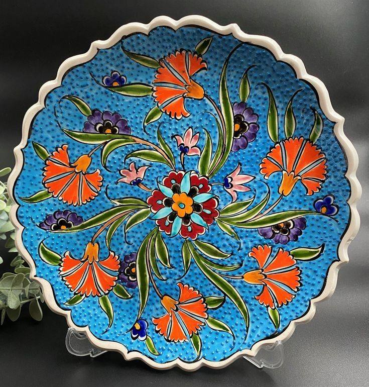 Turkish ceramics plates & Material Art (21)