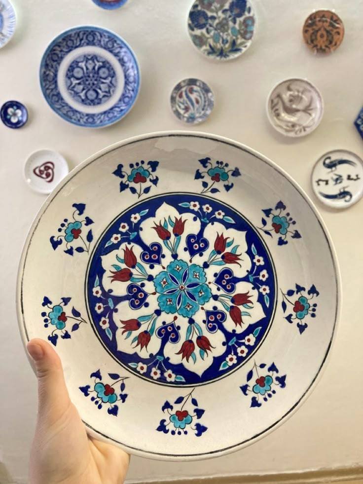 Turkish ceramics plates & Material Art (25)