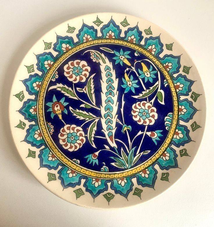 Turkish ceramics plates & Material Art (34)