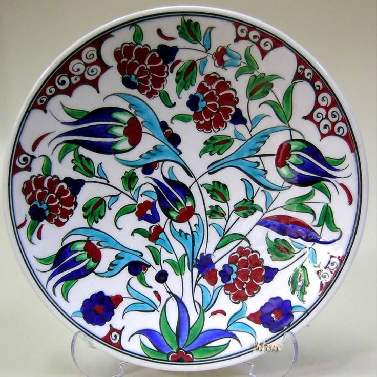 Turkish ceramics plates & Material Art (36)