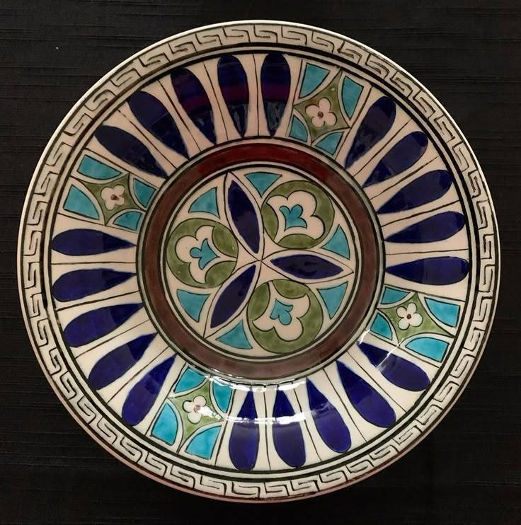 Turkish ceramics plates & Material Art (38)