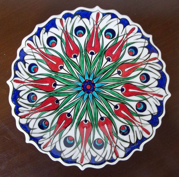 Turkish ceramics plates & Material Art (39)