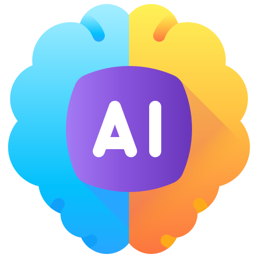 Creative AI Brain Icon