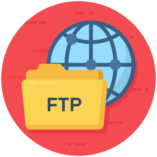 FTP PNG Icon Round Shape