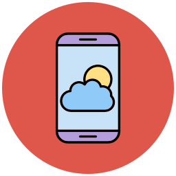 Round Shape Mobile Icon