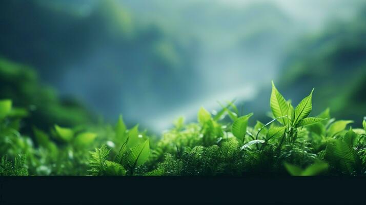 ai generated green soft background free photo
